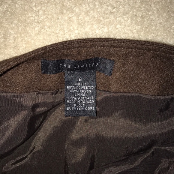 Brown A line size 6 skirt from the limited - Picture 2 of 3